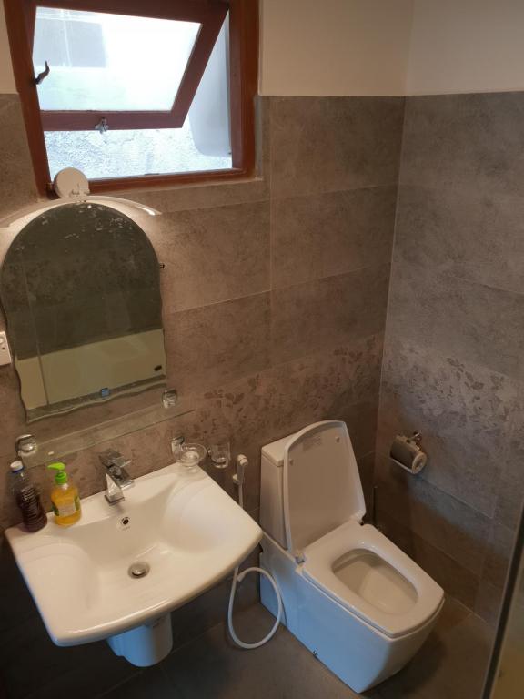 Koupelna v ubytování Trellis Homes