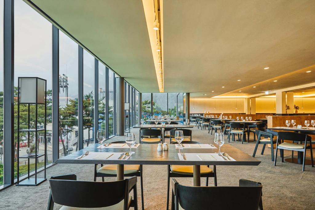 Restaurace v ubytování Phoenix Resort Pyeongchang