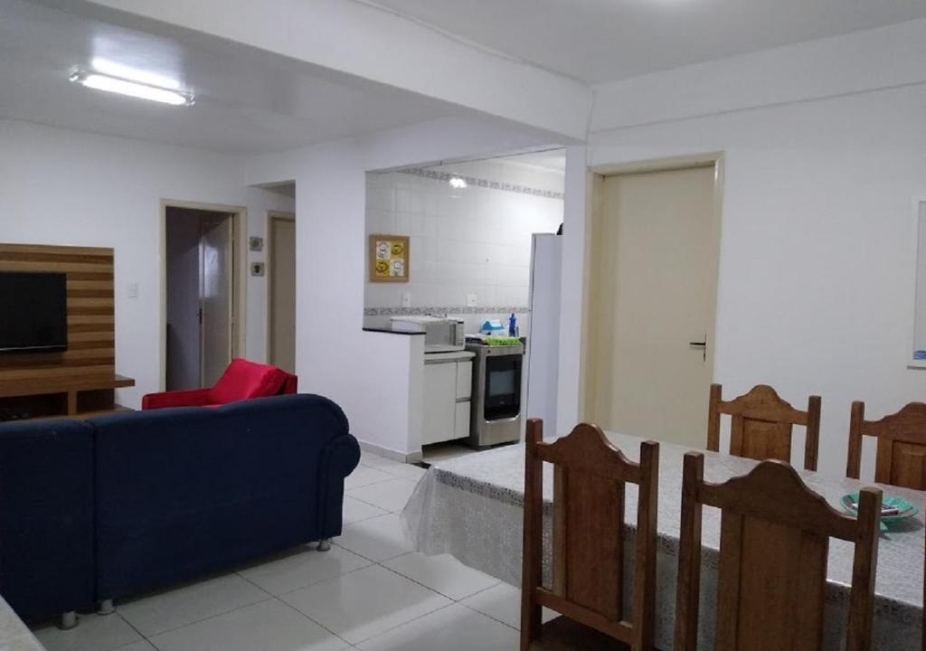  Apartamento amplo com vista para o mar na Praia Grande