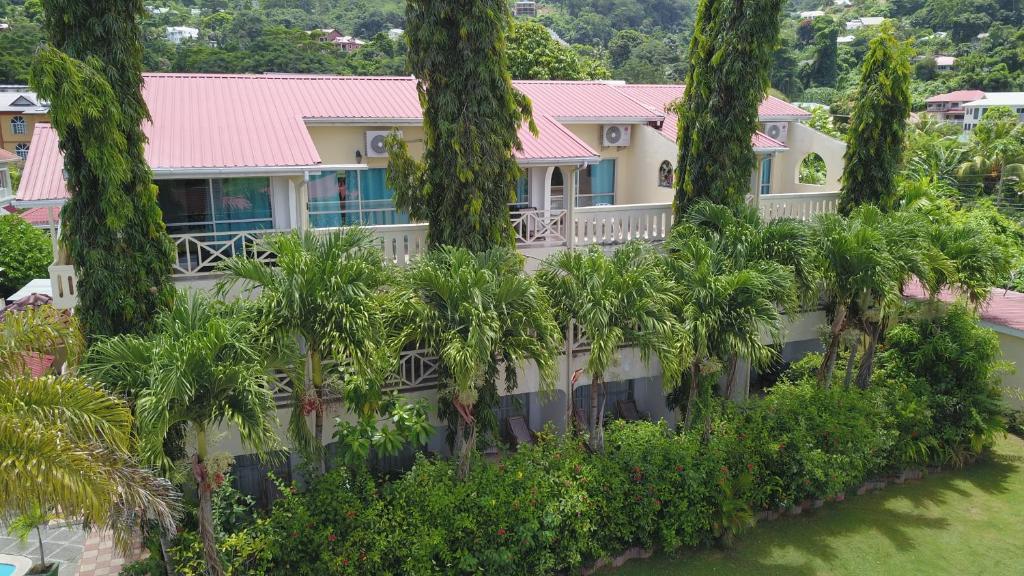 Zahrada ubytování Coco D'or Hotel Seychelles