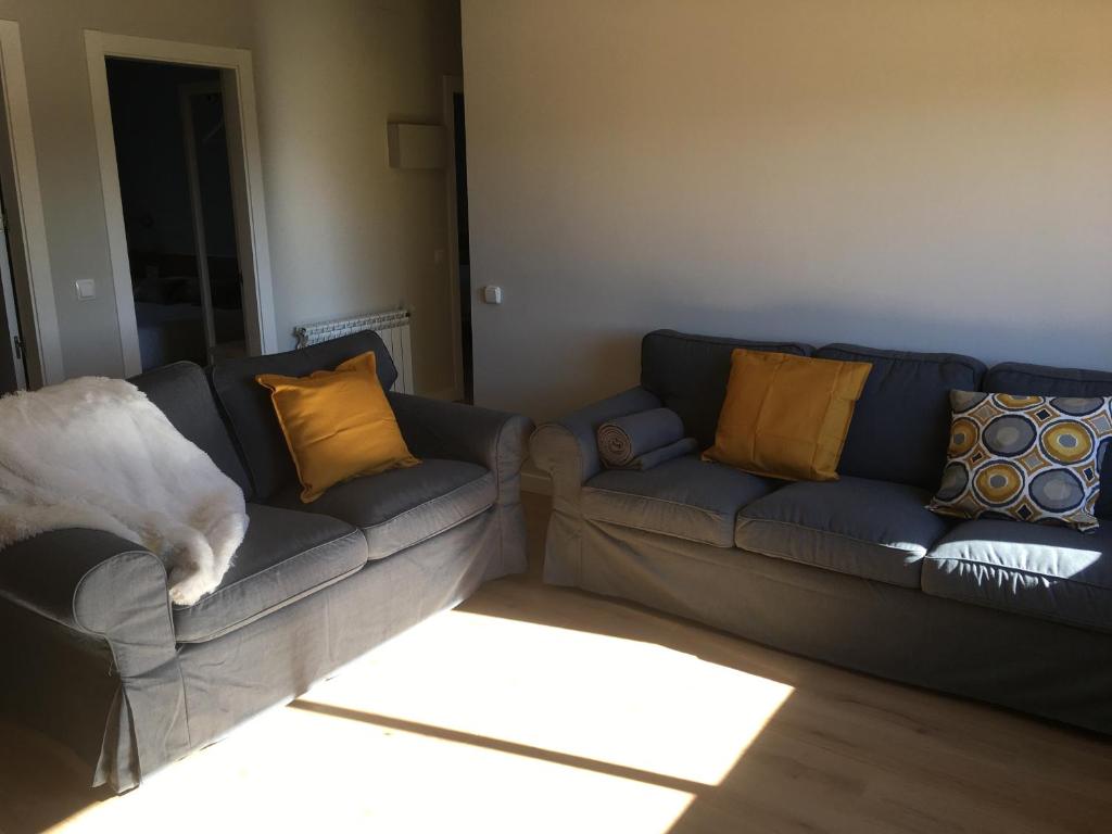 Posezení v ubytování Apartaments La Pertusa 1r piso