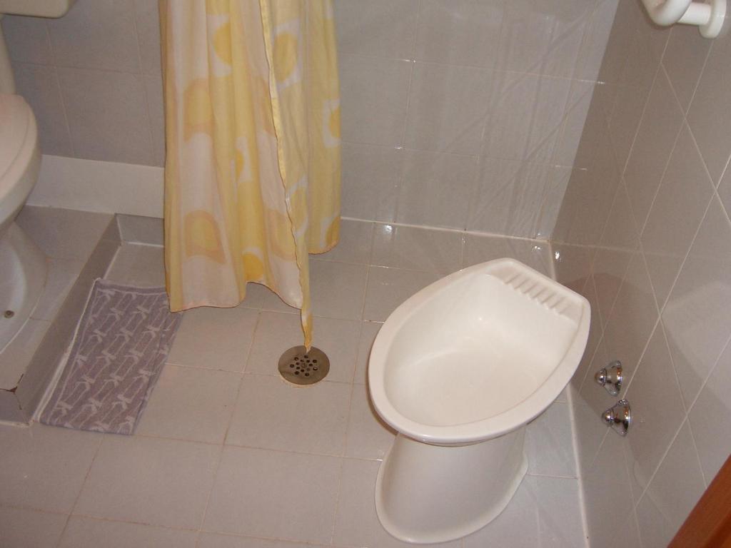 Koupelna v ubytování Hotel Villa Carla