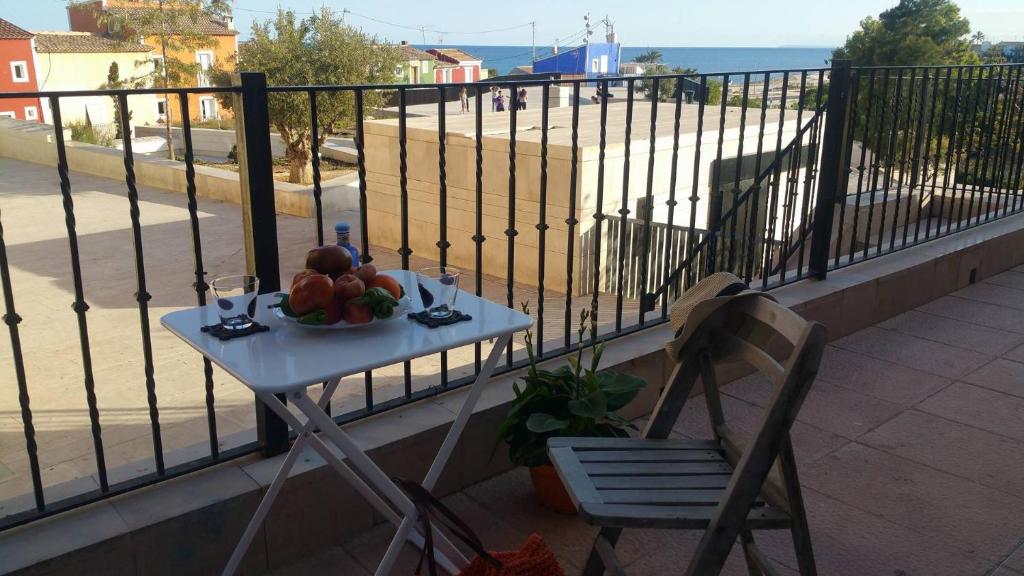 En balkon eller terrasse på CAS, El Castell