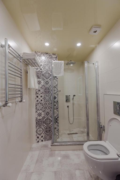 Koupelna v ubytování Hotel BLOOM Batumi