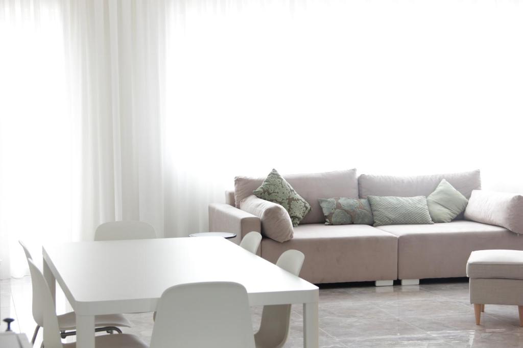 Posezení v ubytování Lux House Olga