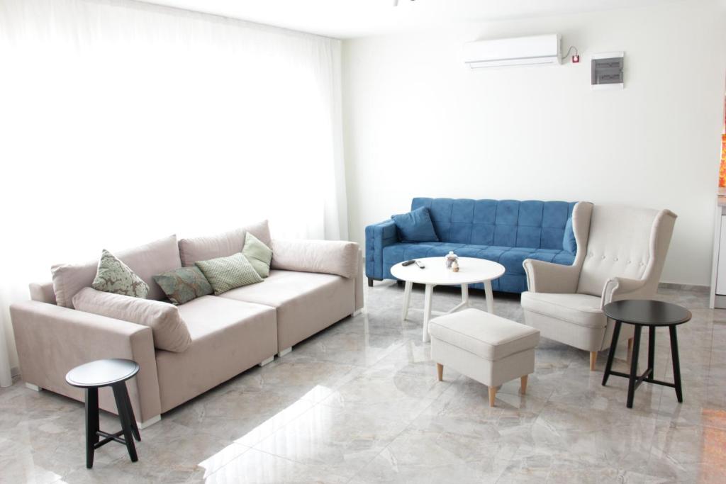 Posezení v ubytování Lux House Olga