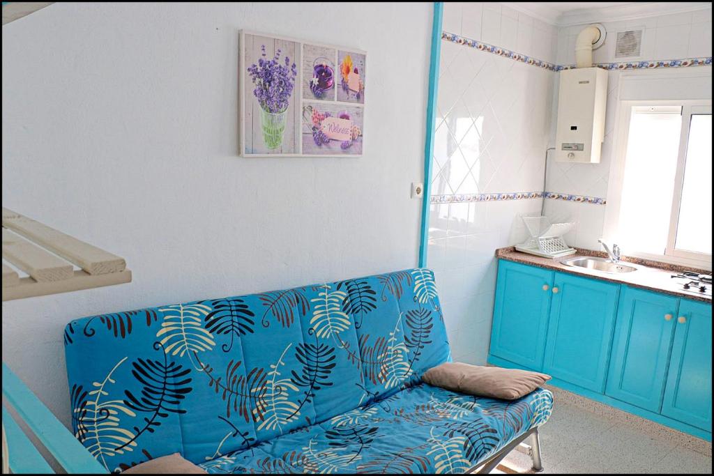 Posedenie v ubytovaní Apartamento luminoso con WiFi