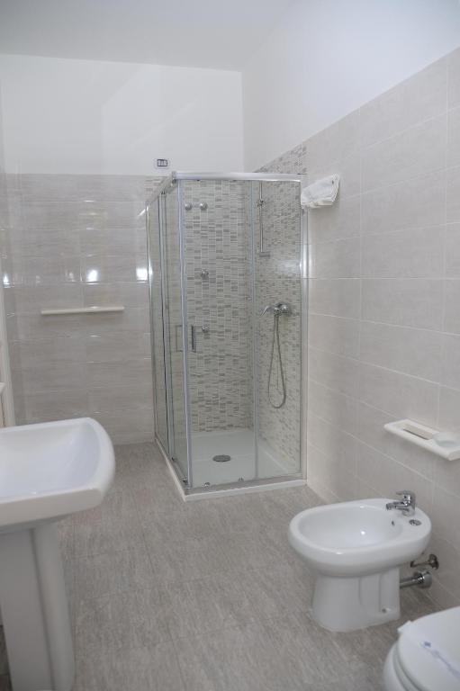 Koupelna v ubytování B&B Valeri