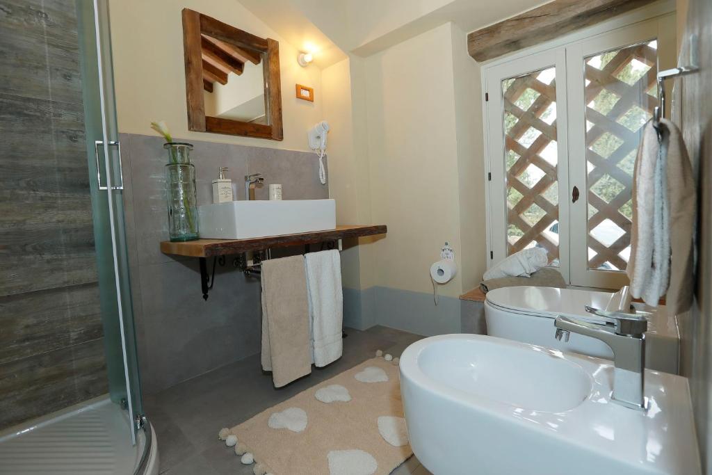 Koupelna v ubytování B&B CASAGRANDE