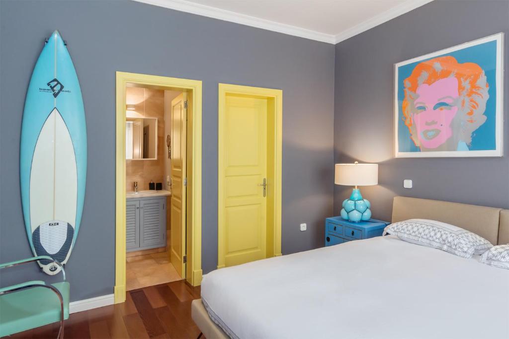 Postel nebo postele na pokoji v ubytování Ziggy Blues