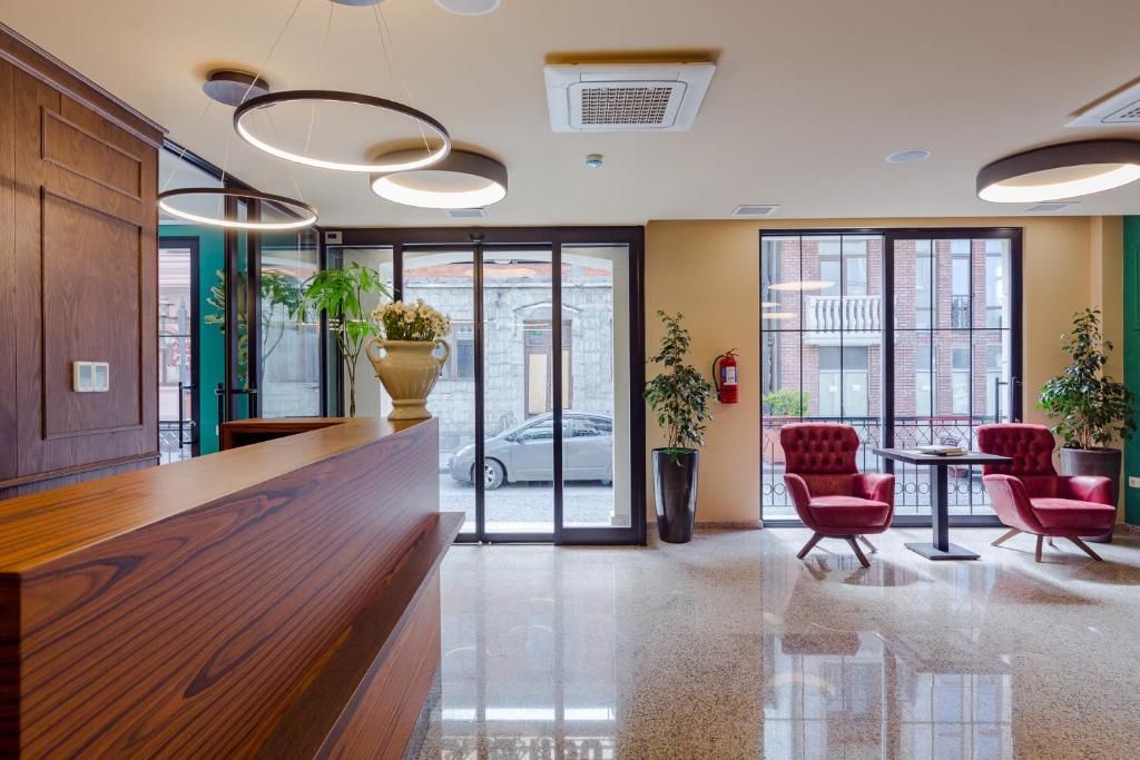 Posezení v ubytování Hotel BLOOM Batumi