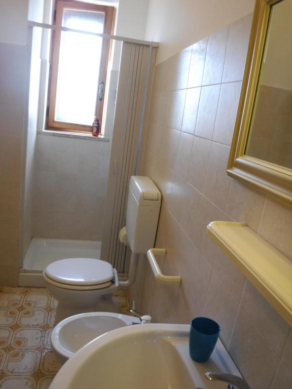 Koupelna v ubytování B&B Il Cedro