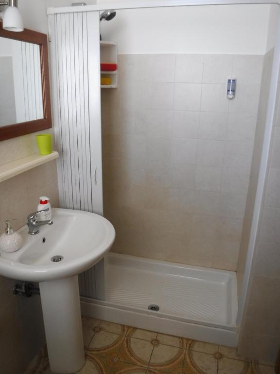 Koupelna v ubytování B&B Il Cedro