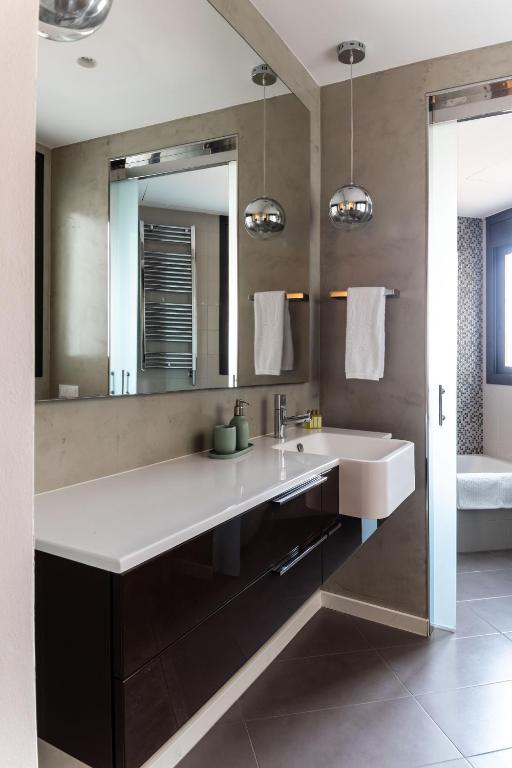 Koupelna v ubytování Rental Apartment Barcelona