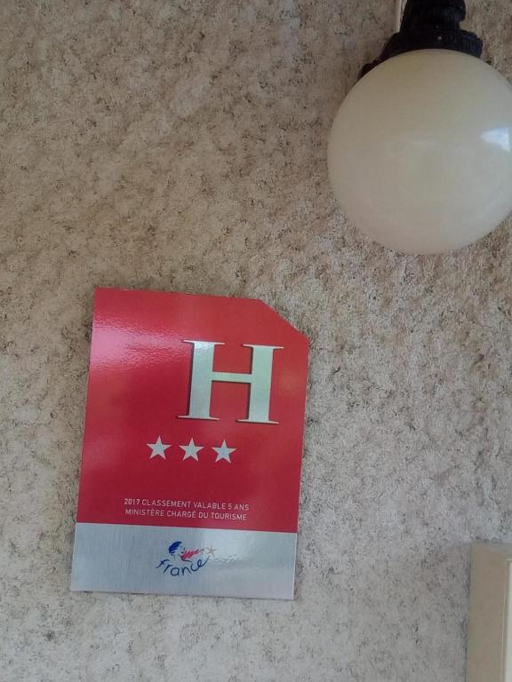 Certifikát, hodnocení, plakát nebo jiný dokument vystavený v ubytování L'Escale de Die