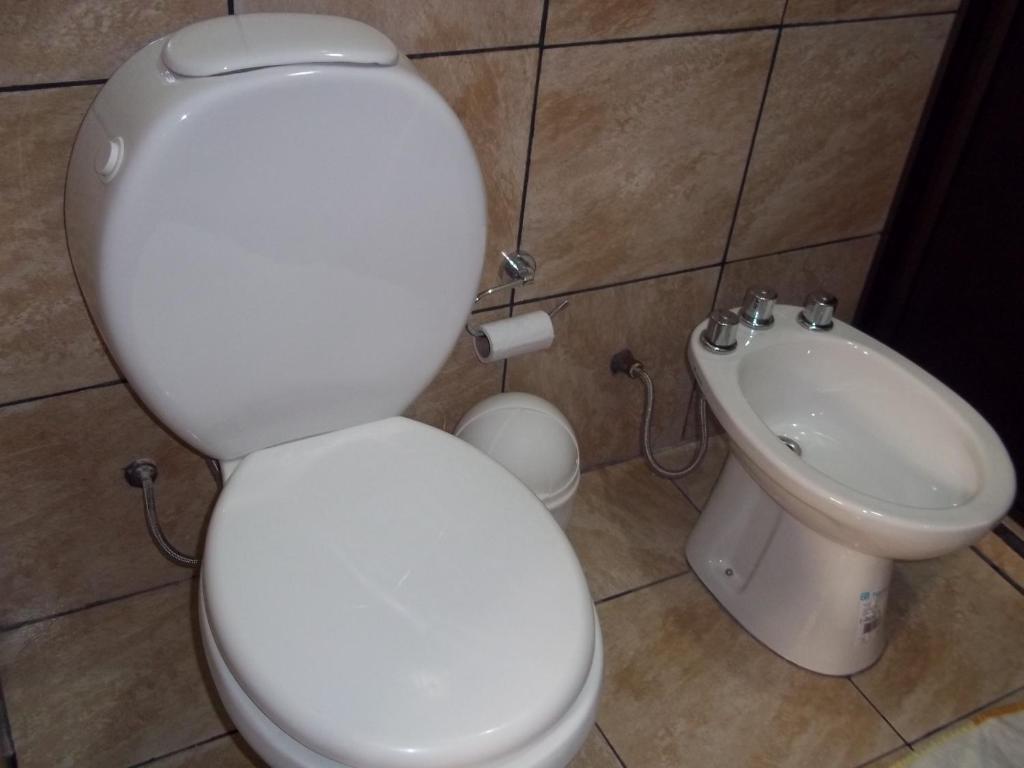Koupelna v ubytování Posada Iguazu Royal