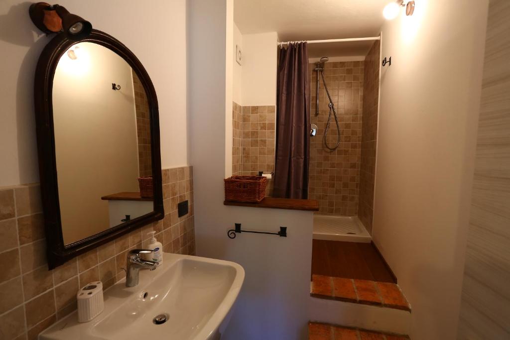 Koupelna v ubytování Residenza La Dimora ImPerfetta