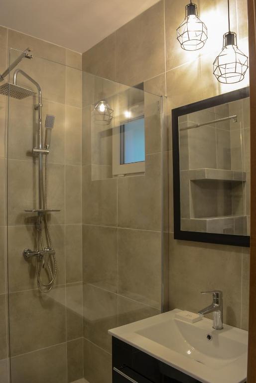 Kúpeľňa v ubytovaní Apartamenty Asturia