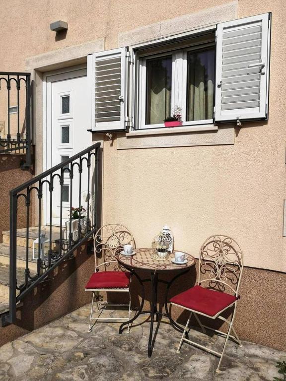 Balkón nebo terasa v ubytování Apartman ANAMARIA