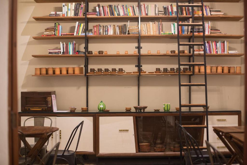 Biblioteca en el bed & breakfast