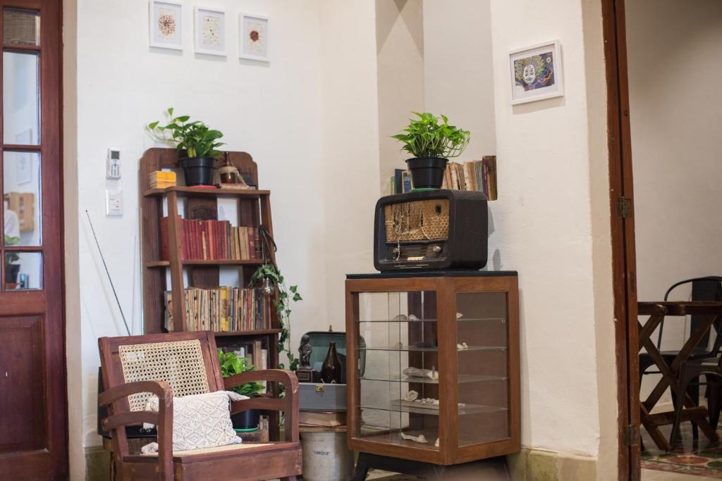 Biblioteca en el bed & breakfast