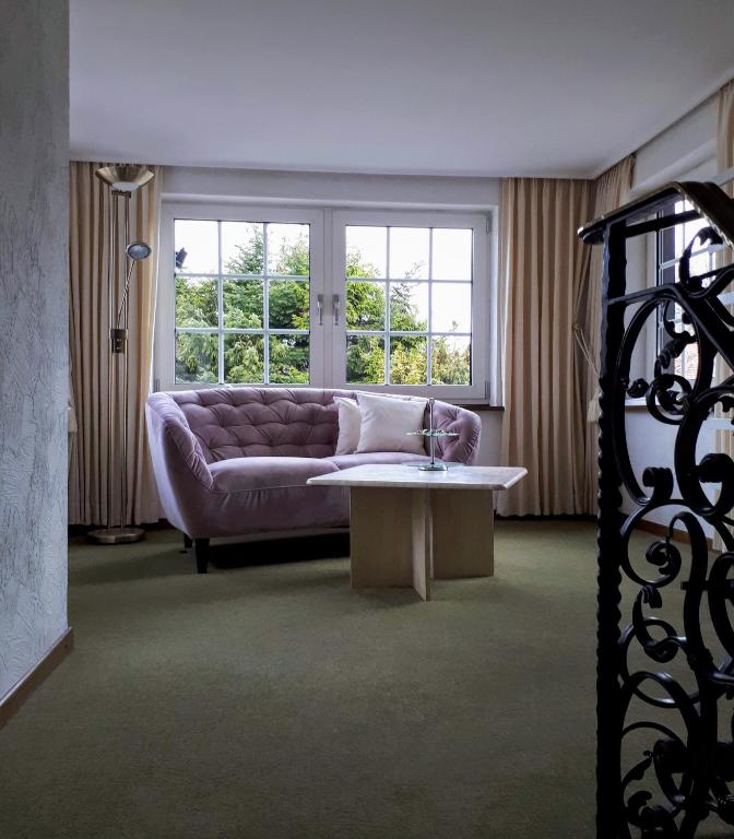 Posezení v ubytování Landhaus Brockenblick