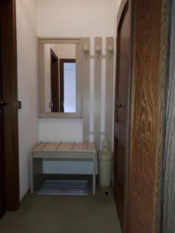 Postel nebo postele na pokoji v ubytování Landhaus Brockenblick