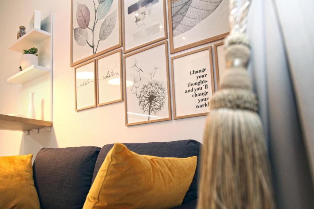 Posezení v ubytování Apartments Tessera
