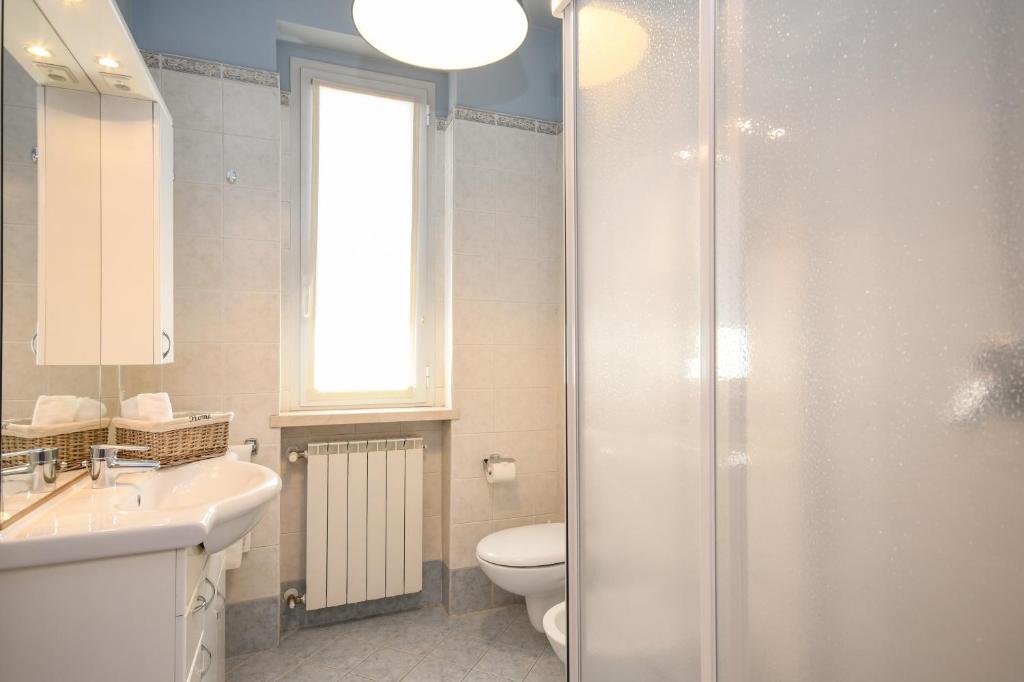 Koupelna v ubytování Casa dei Pescatori