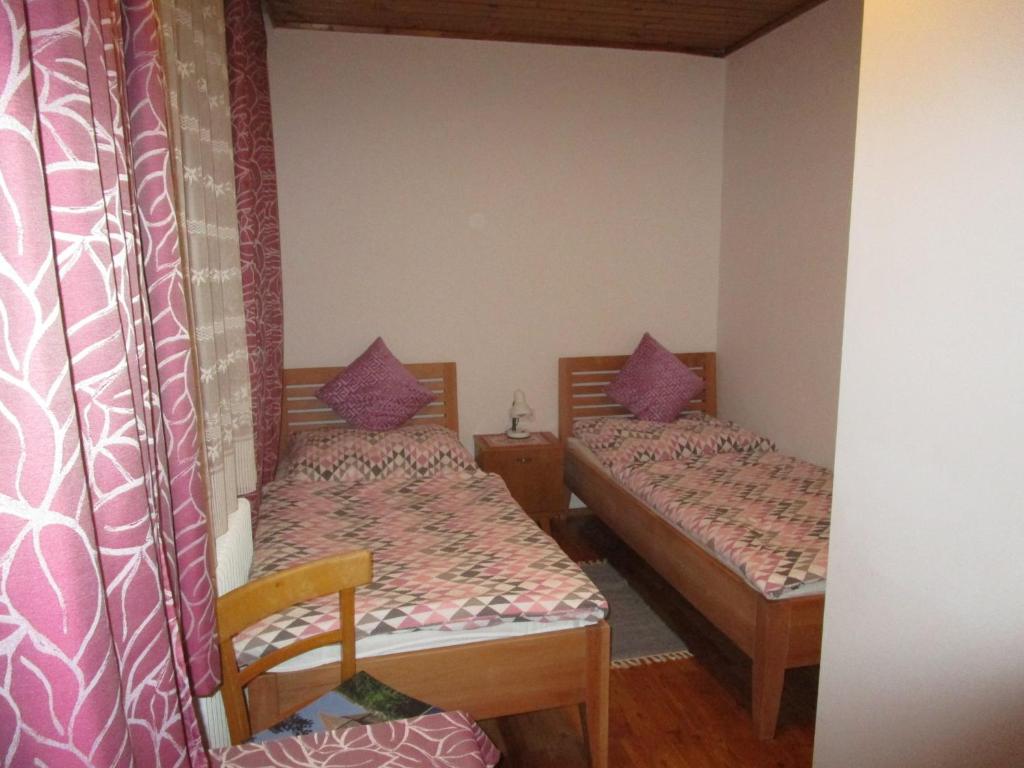 Postel nebo postele na pokoji v ubytování Dorfwirtshaus Rauch
