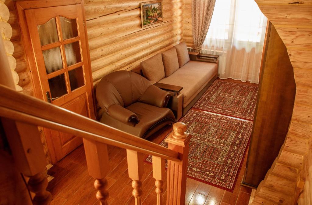 Posezení v ubytování Toursit Complex Polyana Kvasova