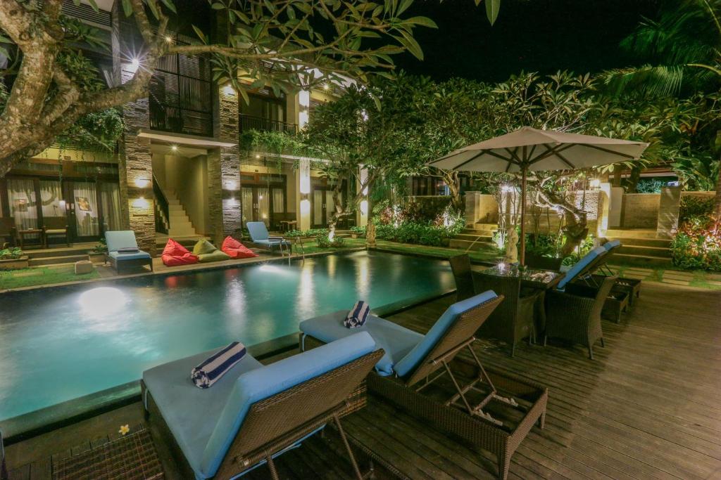 Bazén v ubytování Argya Santi Resort nebo v jeho okolí