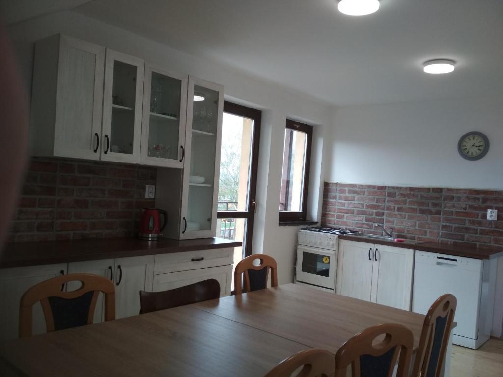 Kuchyň nebo kuchyňský kout v ubytování Apartment 2