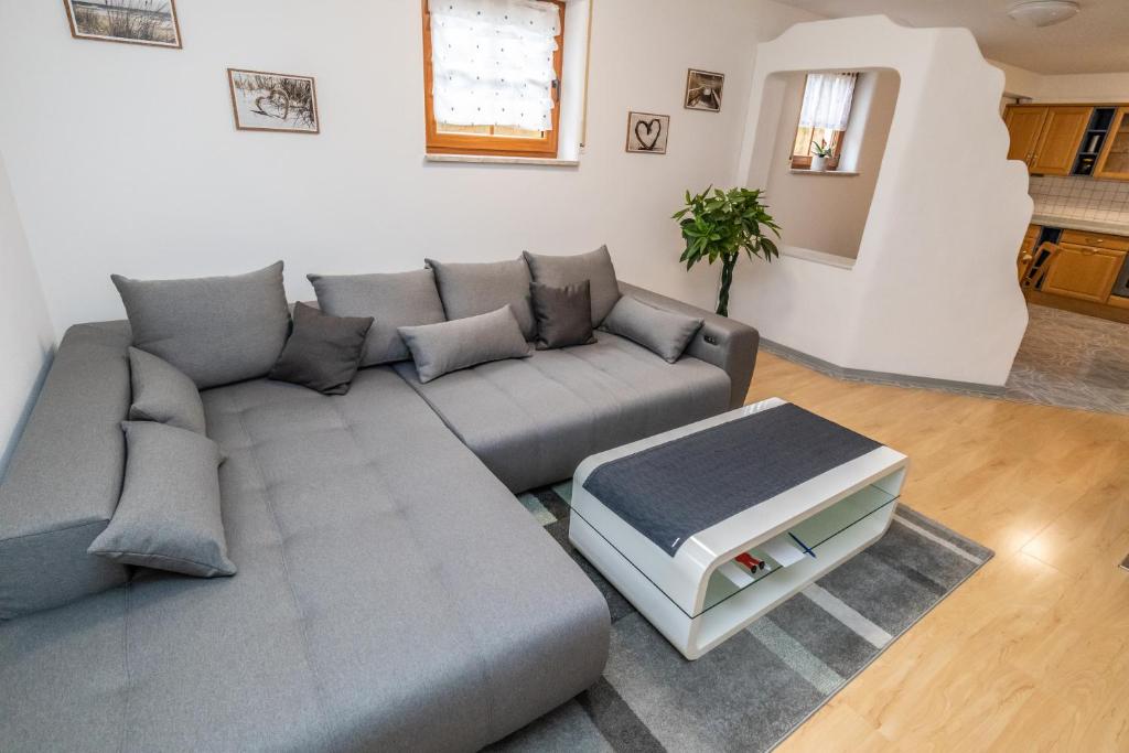 Posezení v ubytování Ferienwohnung Ruderich