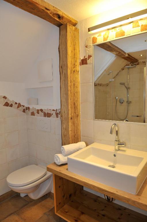 Kúpeľňa v ubytovaní Lettmaierhof