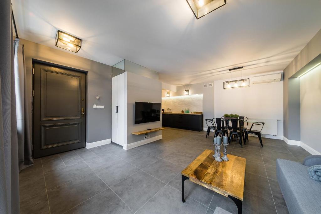 Kuchyňa alebo kuchynka v ubytovaní Groble Residence WAWELOFTS