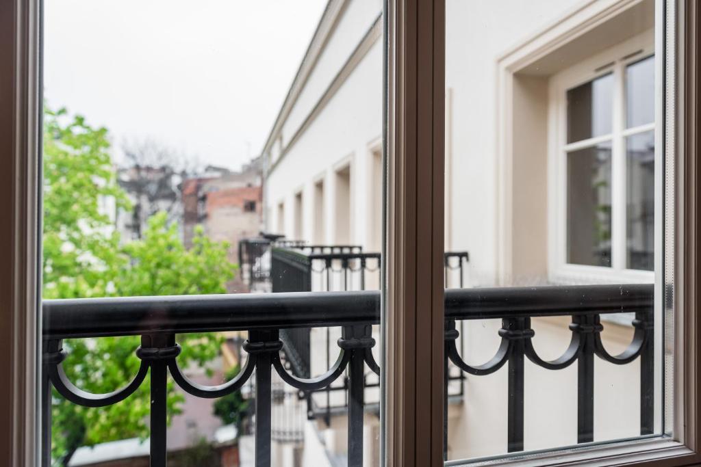 Balkón alebo terasa v ubytovaní Groble Residence WAWELOFTS