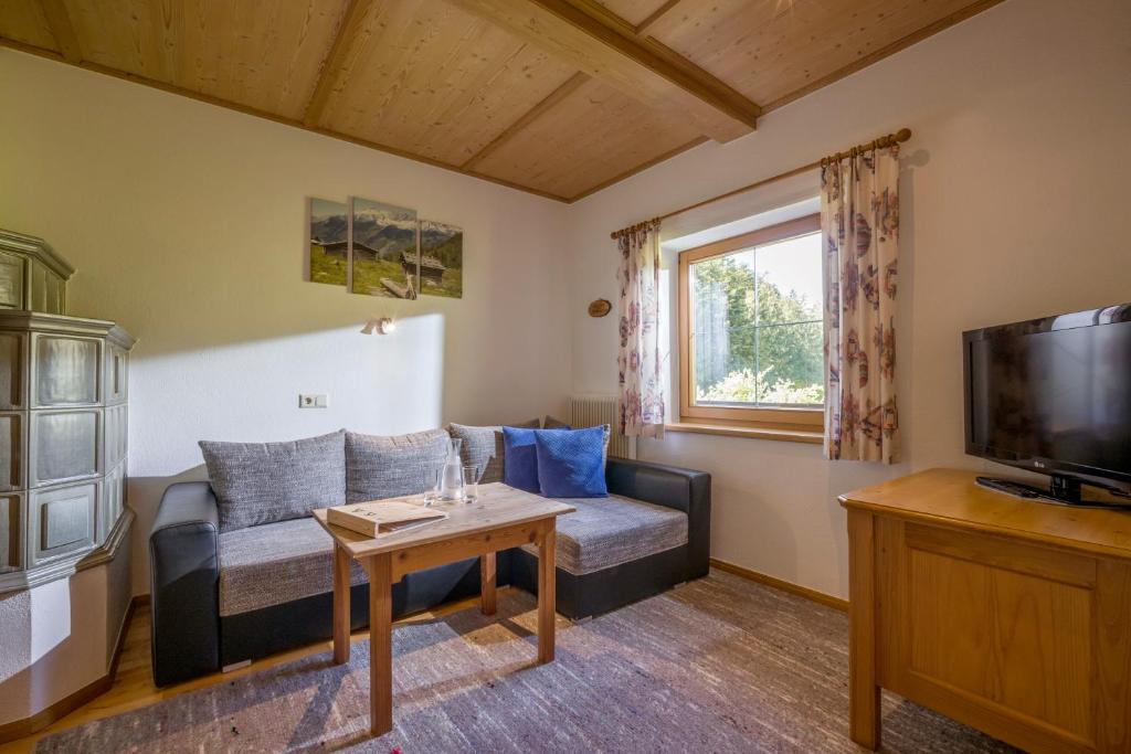 Urlaub am Bauernhof Windhaghof TV 또는 엔터테인먼트 센터