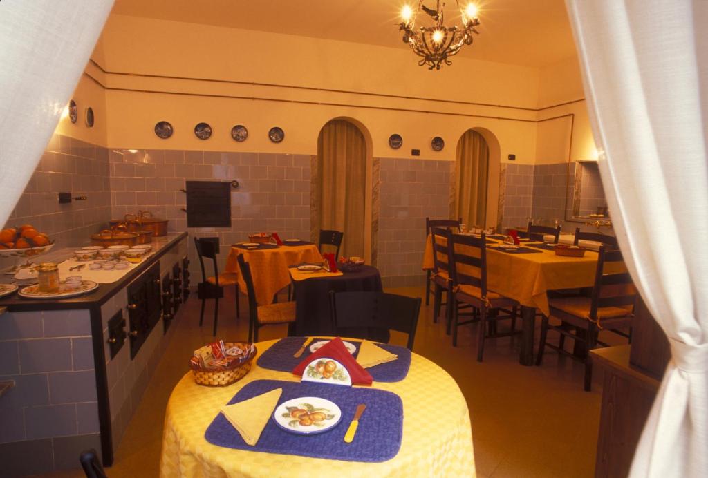 Restaurace v ubytování L'Orangerie di Cartia Giovanni