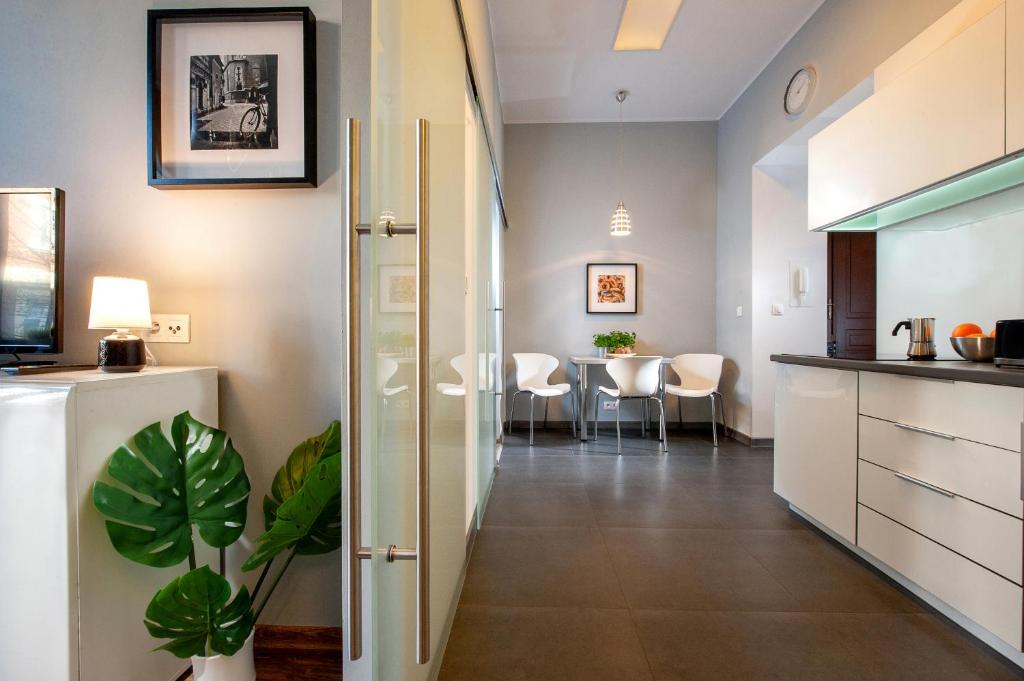 Køkken eller tekøkken på Spanko w Krakowie