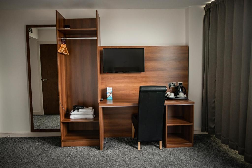 TV a/nebo společenská místnost v ubytování OX Hotel Manchester