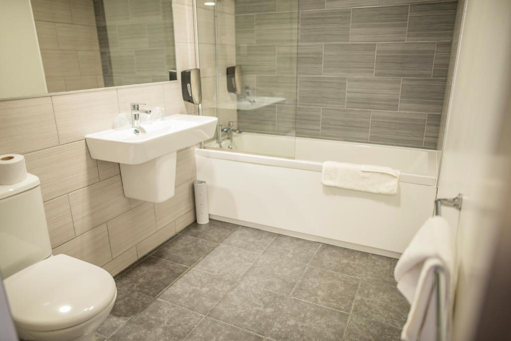 Koupelna v ubytování OX Hotel Manchester
