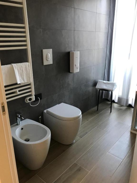 Koupelna v ubytování ROMA ROOMS