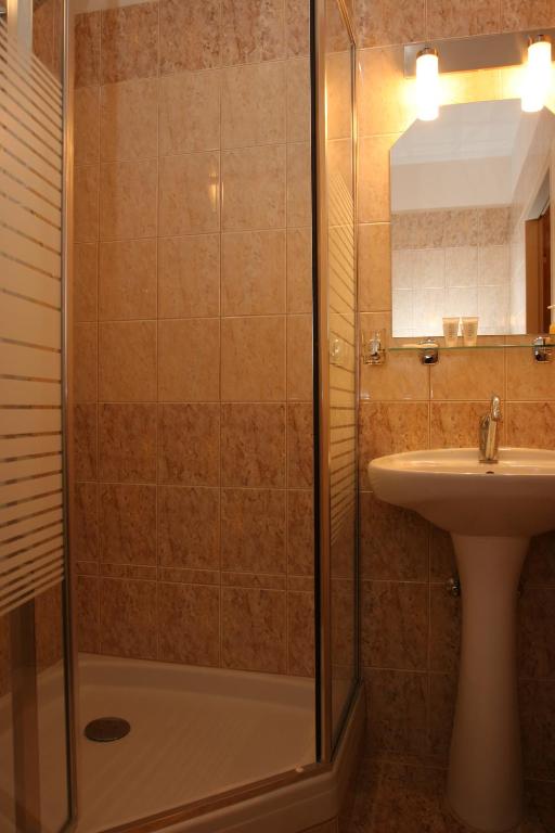 Koupelna v ubytování Bonato Hotel