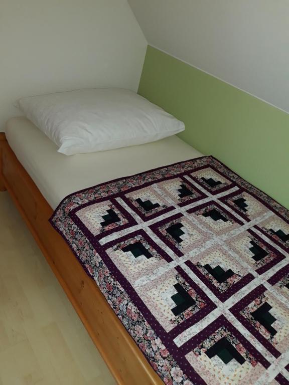 Postel nebo postele na pokoji v ubytování Russhof-Fam.Thomann