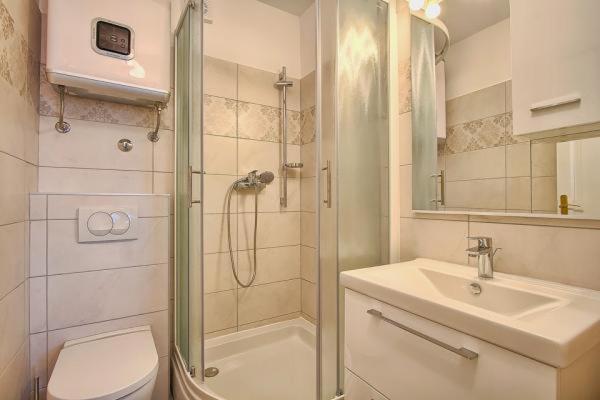 Koupelna v ubytování Apartman Turk