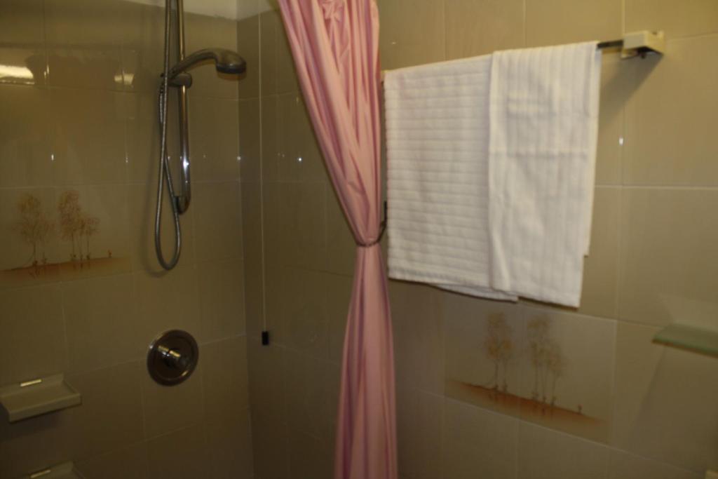 Koupelna v ubytování Albergo Villa Dionori