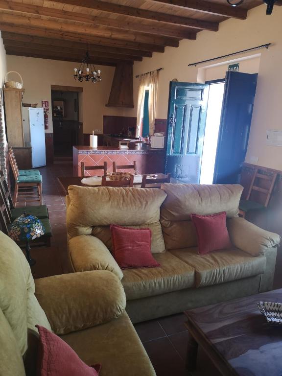 A seating area at CASA RURAL LA DEHESILLA