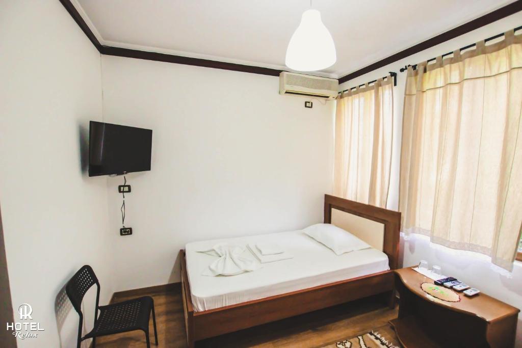 TV a/nebo společenská místnost v ubytování Hotel Relax