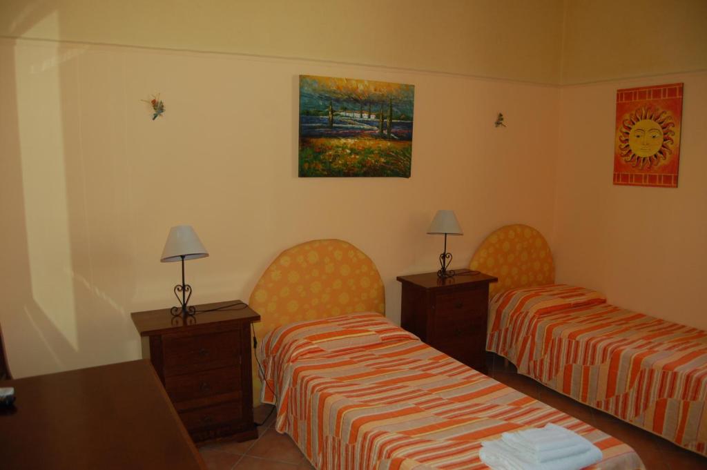 A bed or beds in a room at Il Giardino Del Sole